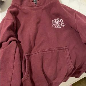 Maroon obey hoodie